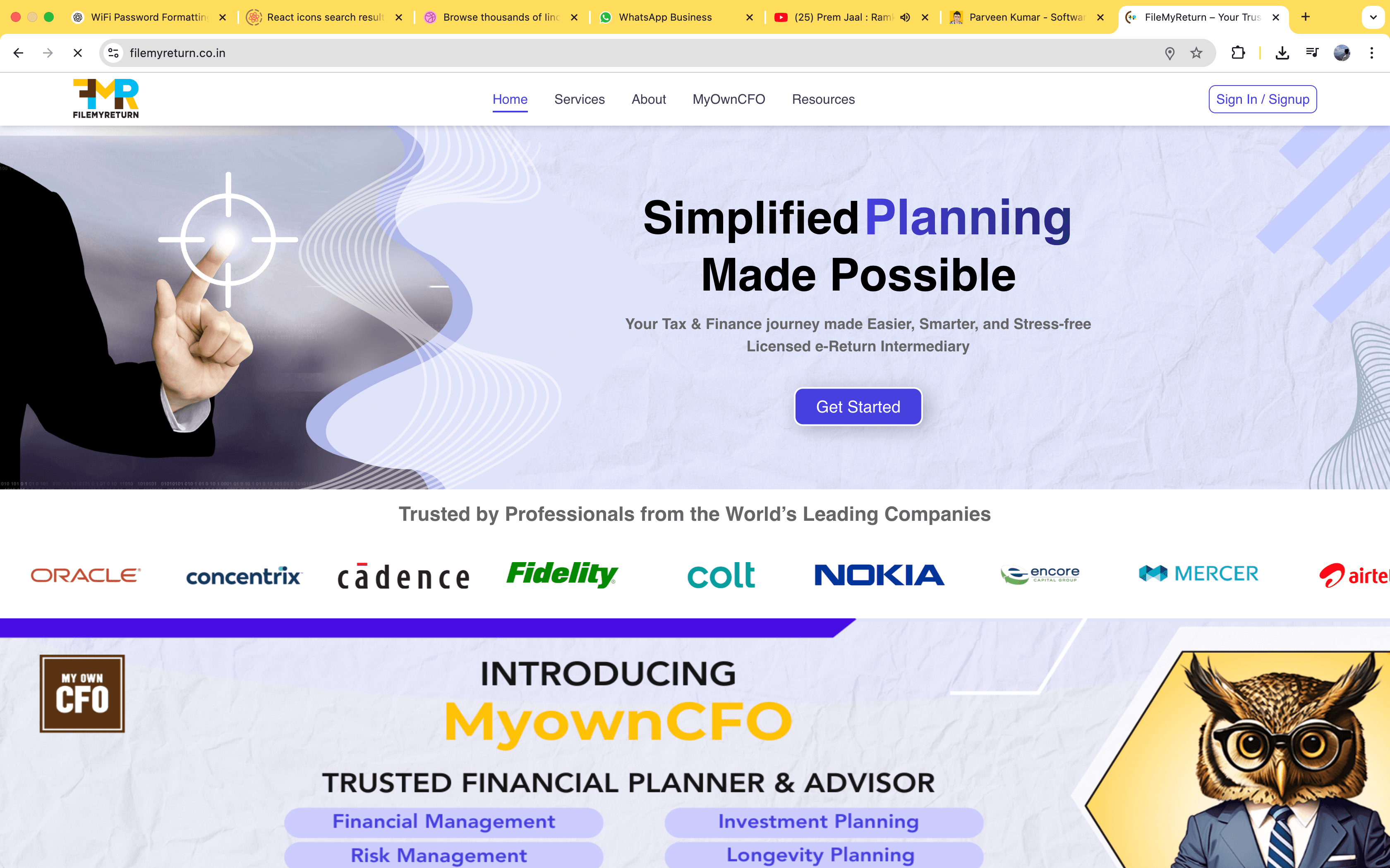 FMR Tax Filing Platform