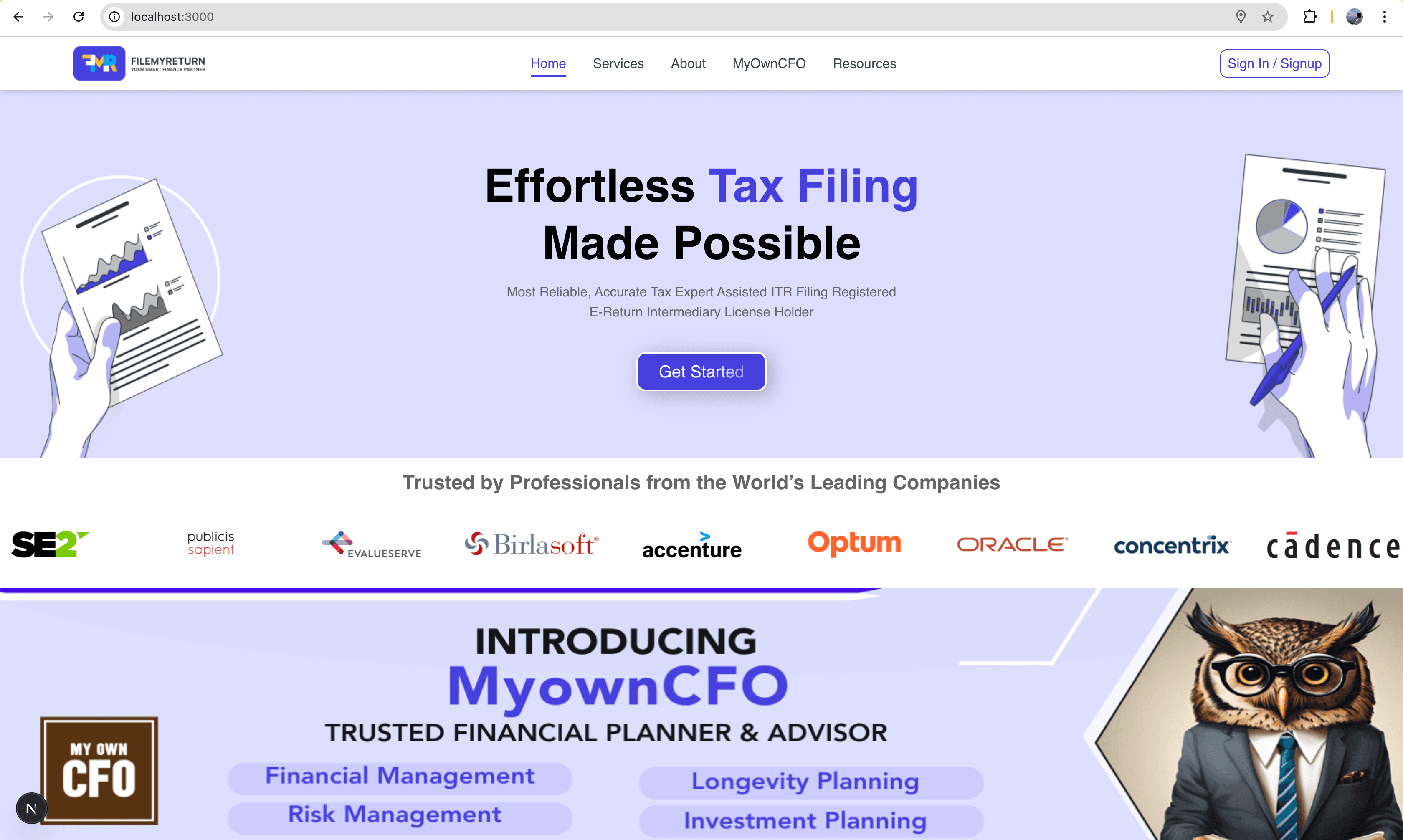 FMR Tax Filing Platform