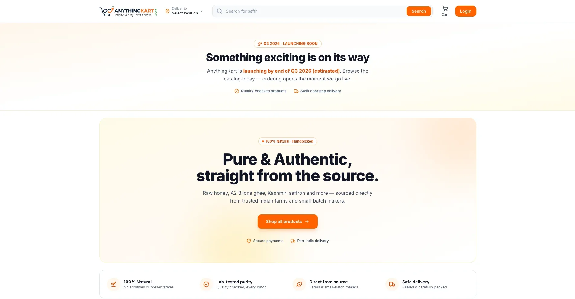 AnythingKart product screenshot